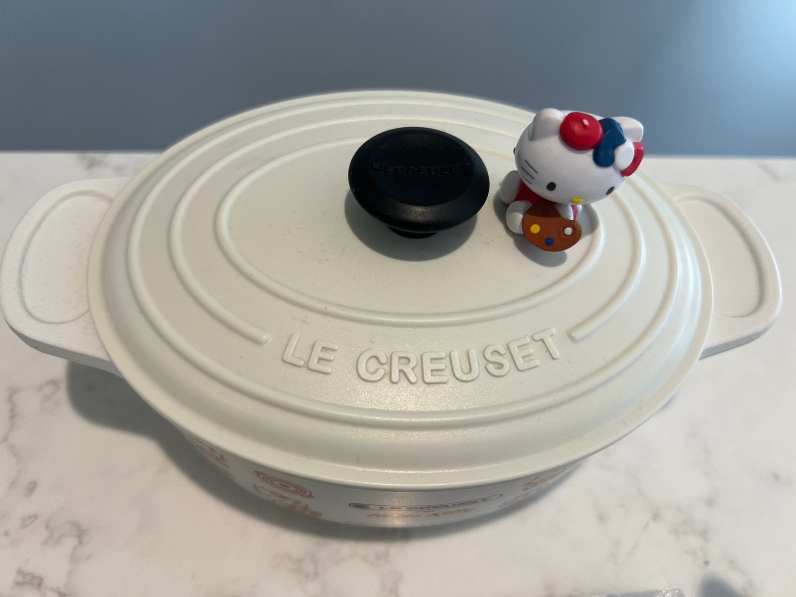 Zeldzame Le Creuset x Hello Kitty Bamboo Cocotte 2018 Nieuw, Overige materialen, Overige typen, Nieuw, Le Creuset
