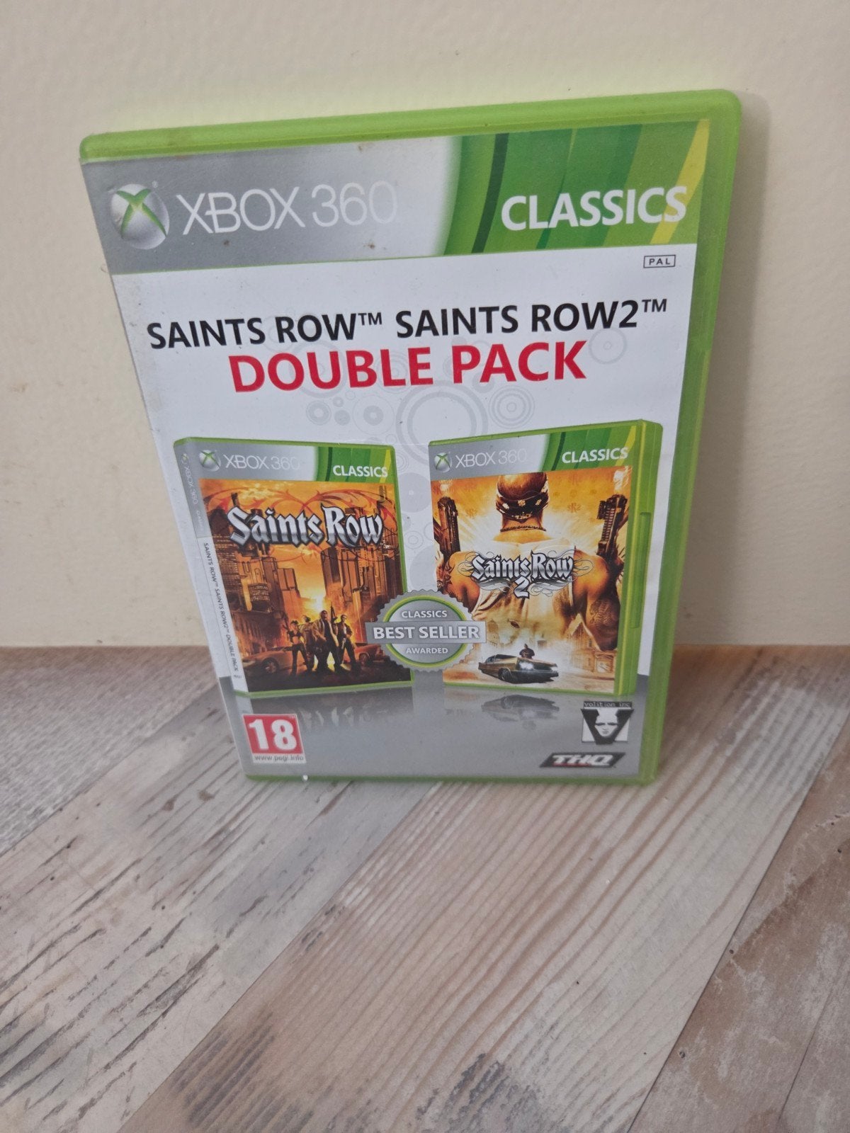 Saints Row & Saints Row 2 Double Pack Xbox 360, Avontuur en Actie, Online, Gebruikt, Vanaf 18 jaar