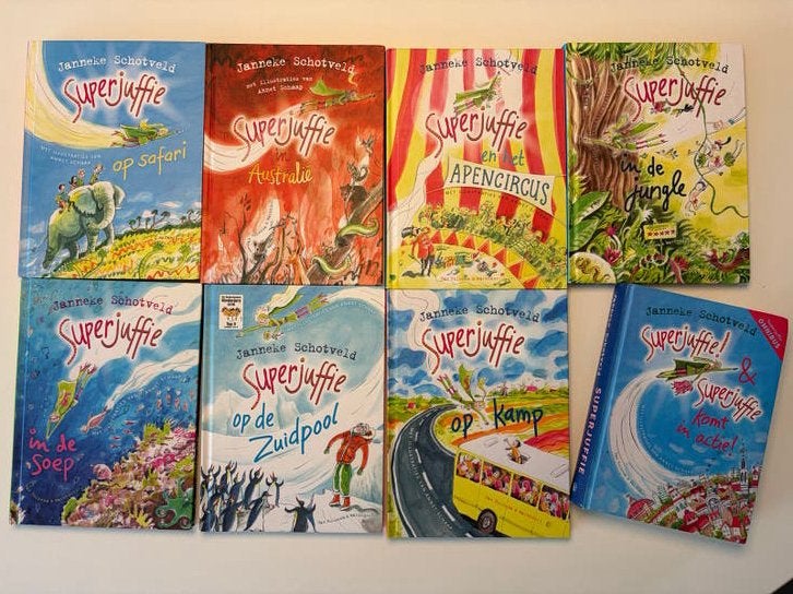 Superjuffie 8 boeken, Boeken, Ophalen of Verzenden, Zo goed als nieuw, 2 tot 3 jaar