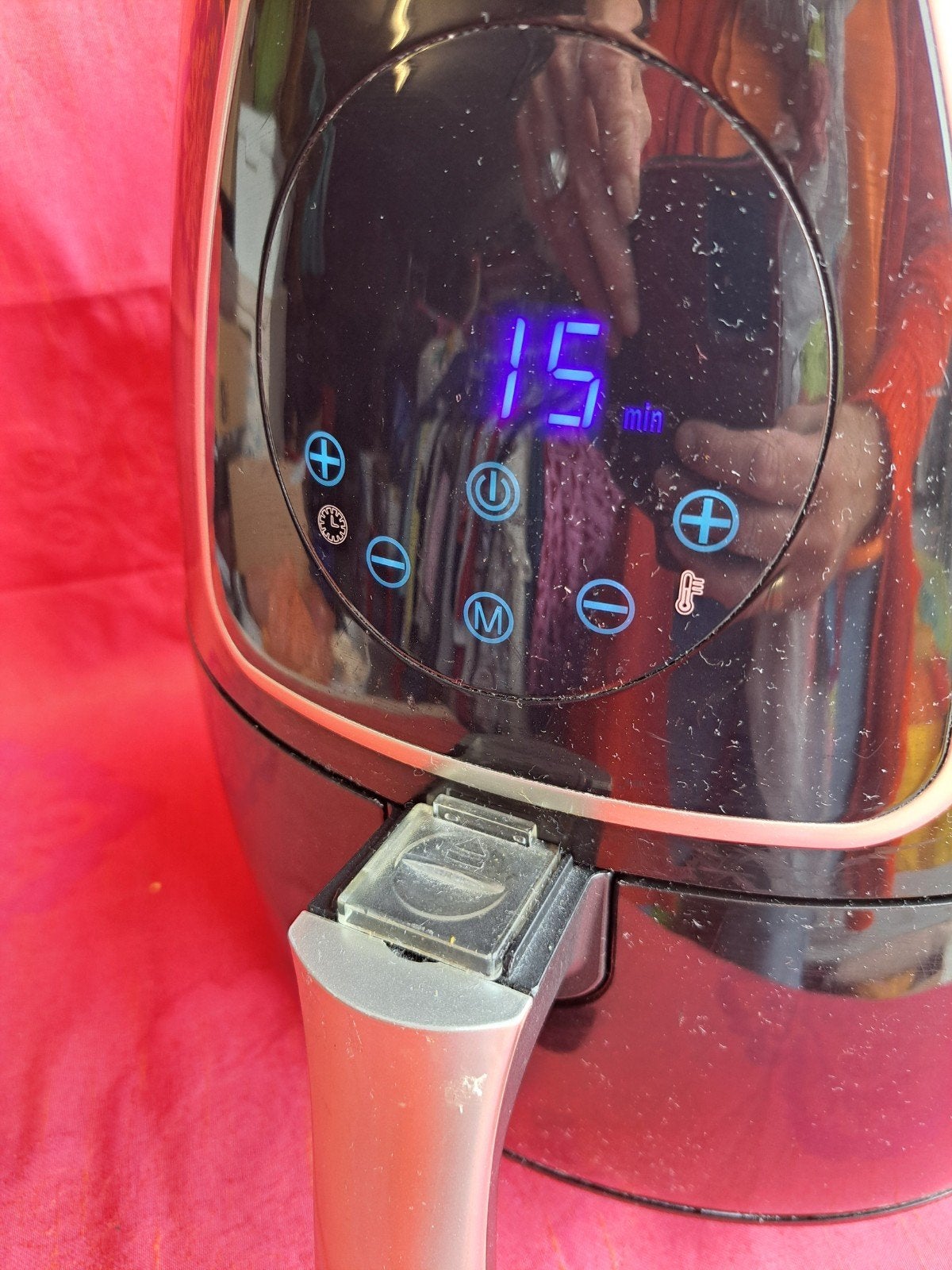 Koenic Airfryer - Zwart, Digitale Display, Ophalen of Verzenden, Gebruikt, Airfryer