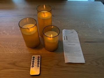 LED-kaarsen voor bruiloft (15 stuks), Ophalen of Verzenden, Nieuw, Kaars