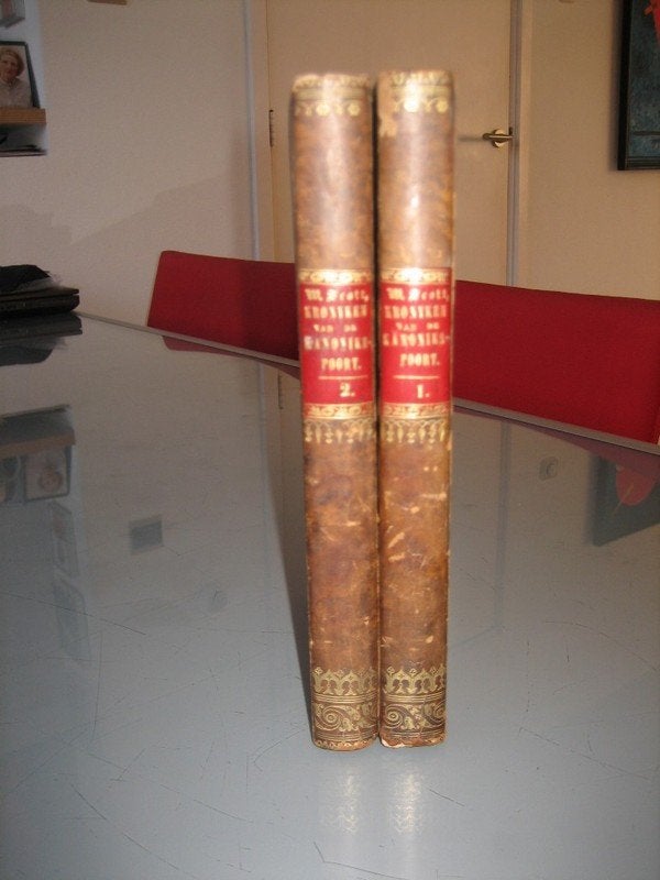 WALTER SCOTT: Kronijken van de Kanoniks-poort 1828 (2 delen), Ophalen of Verzenden, Gelezen, Nederland