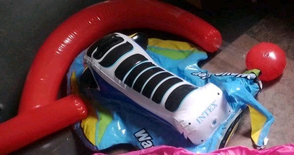 OPBLAASBAAR WATER SPEELGOED GRATIS, Ophalen of Verzenden, Gebruikt, Overige typen