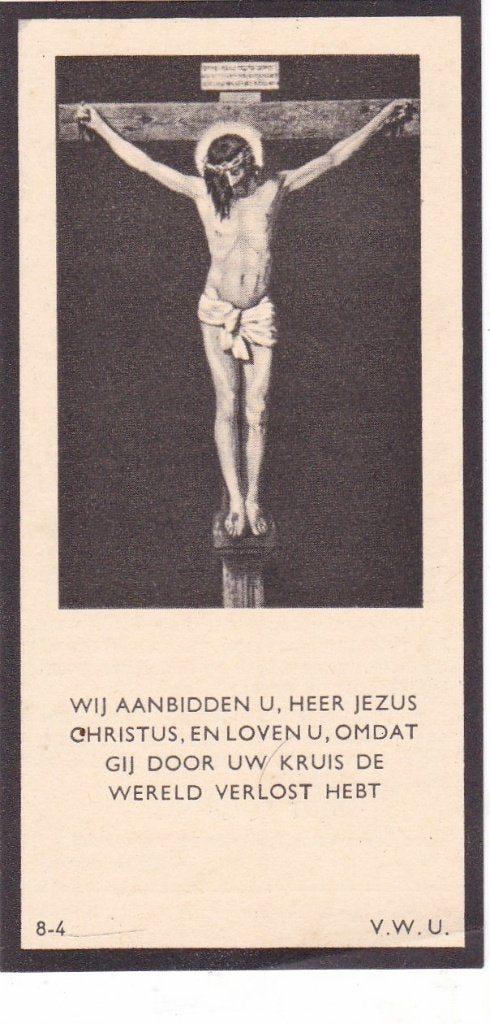 Henrica van Seccelen - Clerks  1882-1943, Verzenden, Bidprentje