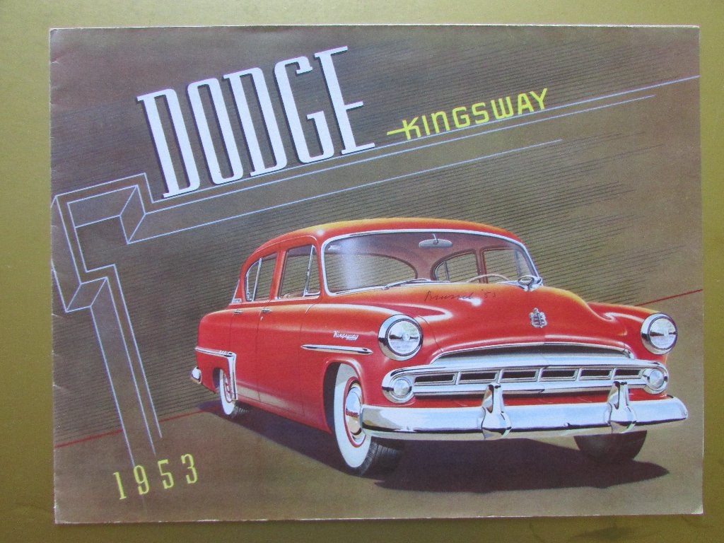 1953 Dodge Kingsway export folder, Franse taal, Ophalen of Verzenden, Zo goed als nieuw, Overige merken