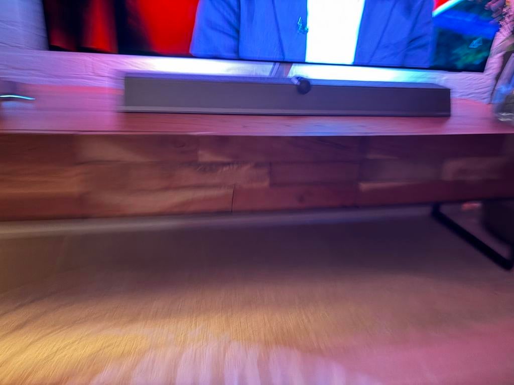 Tv kast teak zgan, 150 tot 200 cm, Teakhout, Ophalen of Verzenden, Zo goed als nieuw
