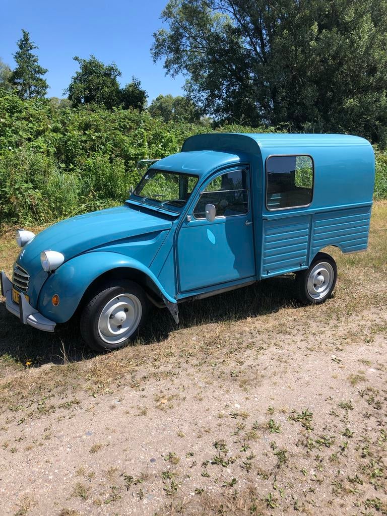 Besteleend Citroën 2CV AK400 uit okt 1978 Oldtimer, Auto's, 602 cc, Citroën, Blauw, 29 pk
