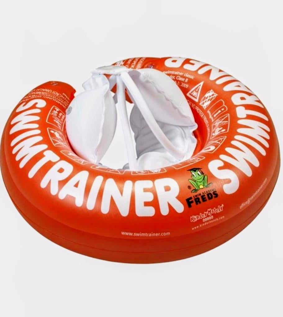 Zwemtrainer kleur rood, Ophalen
