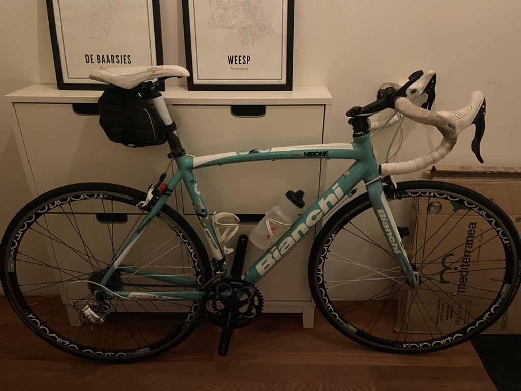 Bianchi via Nirone 7 Coast to Coast racefiets 54, Fietsen en Brommers, Gebruikt, Aluminium, Meer dan 20 versnellingen, 53 tot 57 cm