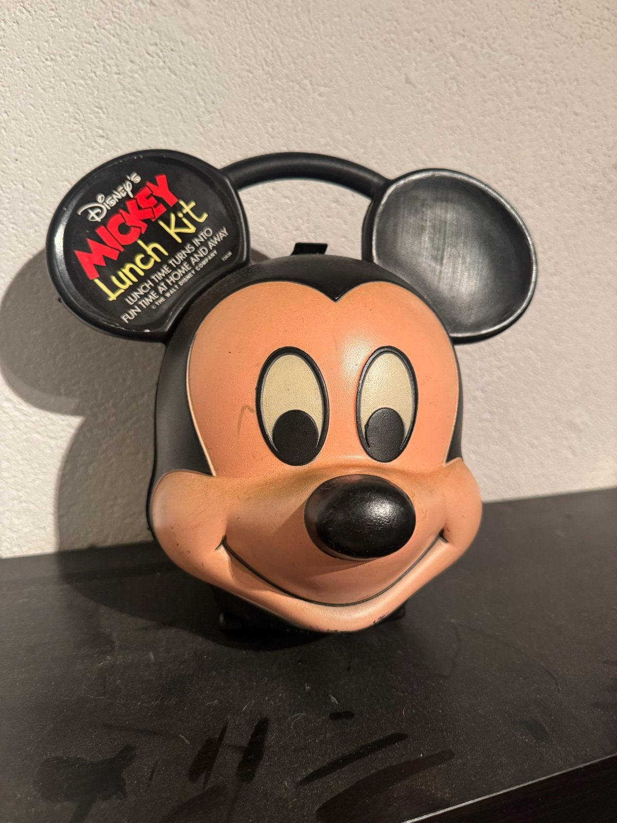 Vintage 80s Mickey Mouse Lunchbox - Collectors Item, Verzamelen, Ophalen of Verzenden, Mickey Mouse, Gebruikt, Overige typen
