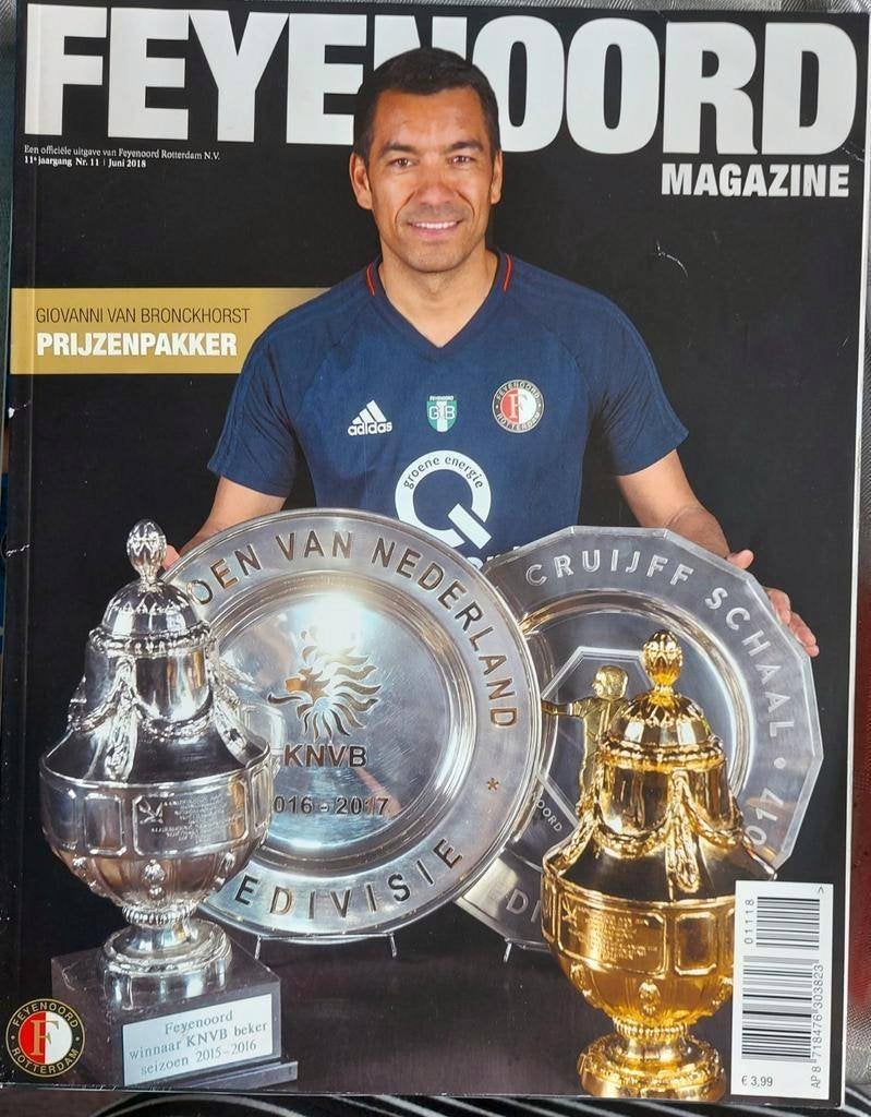 13 Feyenoord magazines 12e - 13e - 14e jaargang, Ophalen of Verzenden, Zo goed als nieuw, Balsport