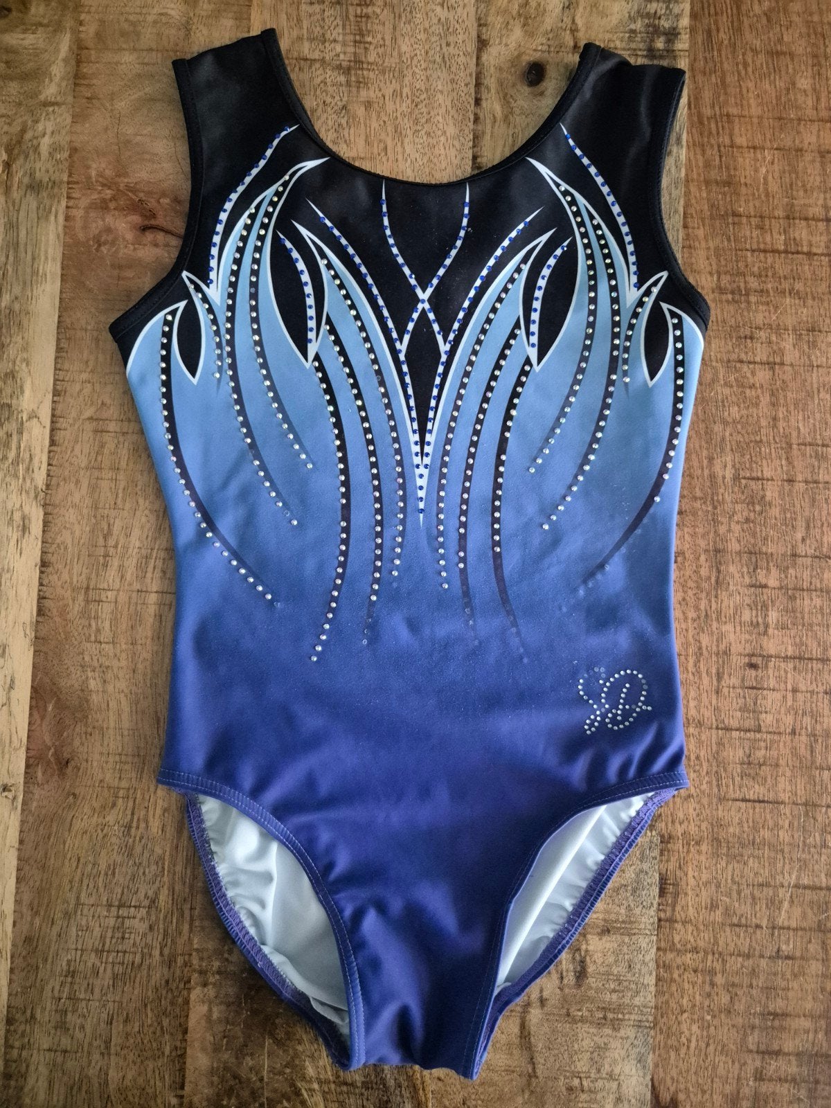 Turnpakje Sparkel & Dream CLA met broekje, Blauw, Overige typen, Ophalen of Verzenden, Zo goed als nieuw