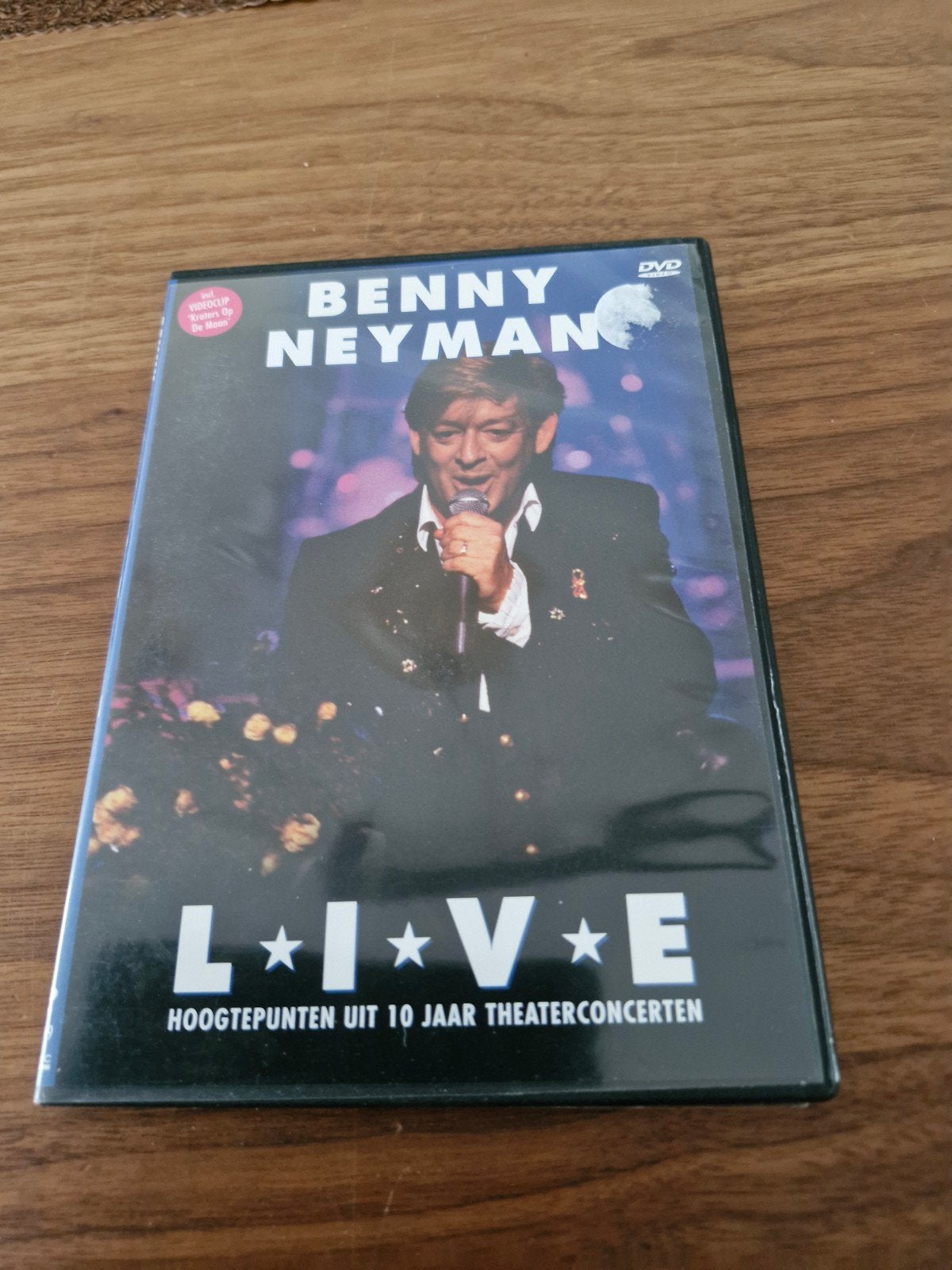 Benny Neyman - L•I•V•E Hoogtepunten 10 jaar Theaterconcer, Gebruikt, Alle leeftijden, Concert, Inclusief doosje