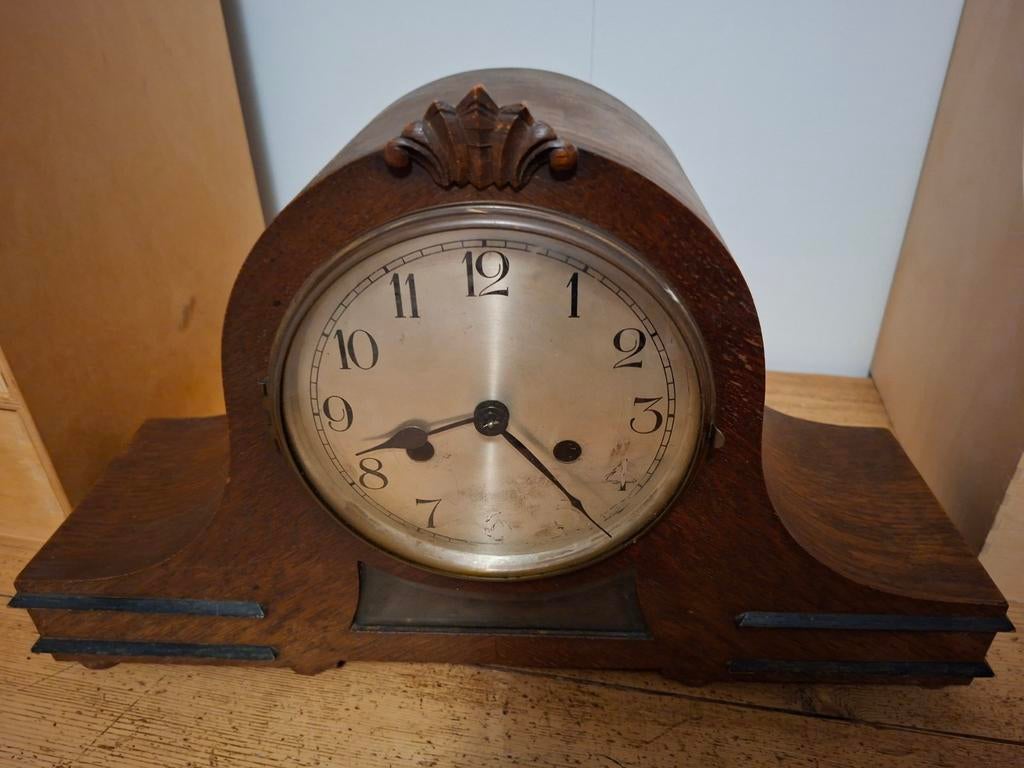 Oude Schoorsteenpendule, Antiek en Kunst, Ophalen of Verzenden
