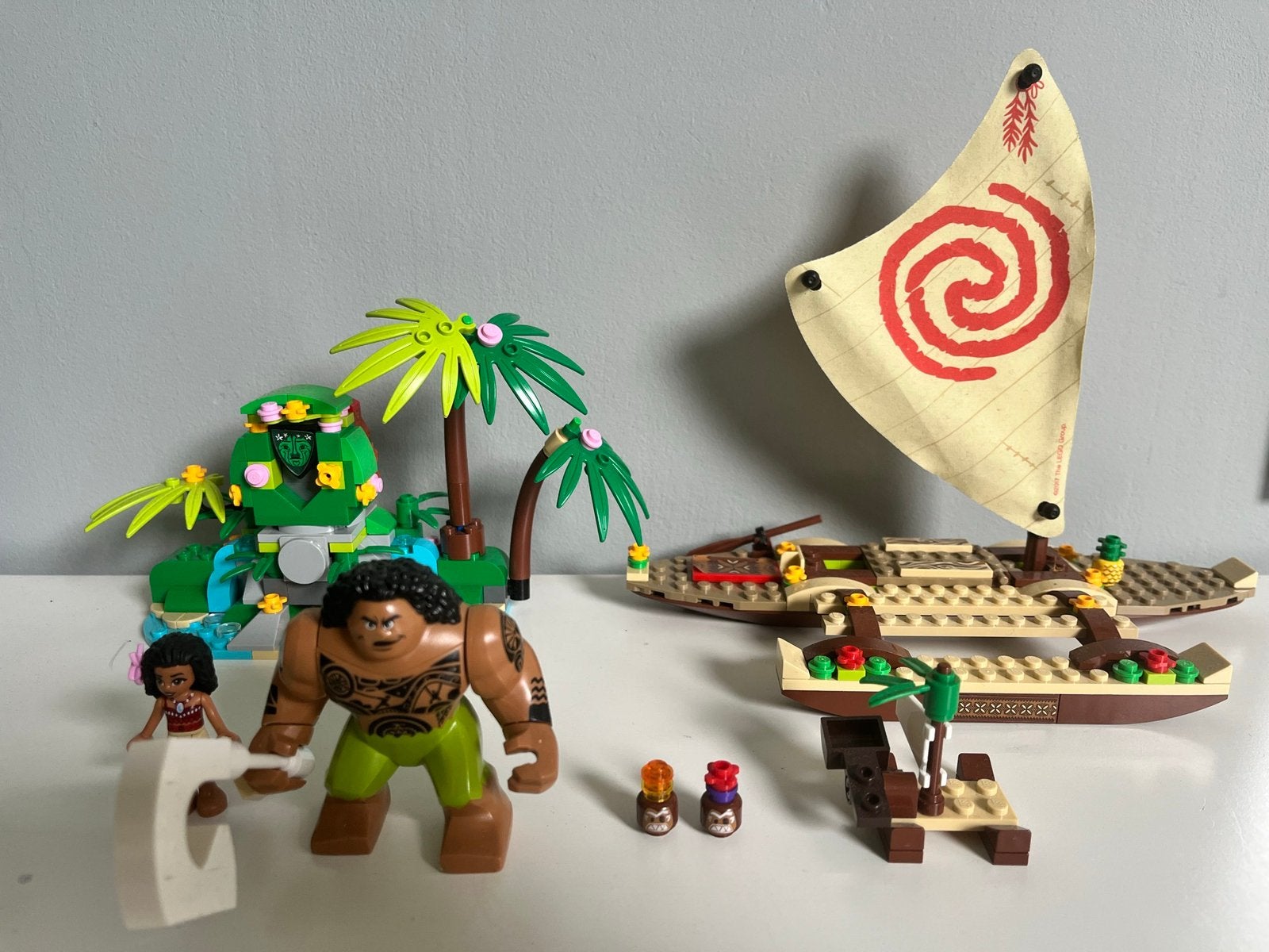LEGO Disney 41150 Vaiana's oceaanreis (compleet) Moana, Ophalen of Verzenden, Zo goed als nieuw