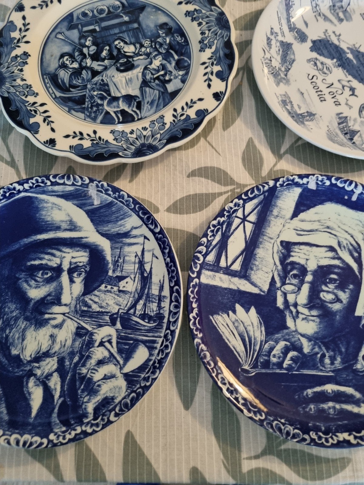 delsblauwe borden, Antiek en Kunst, Ophalen of Verzenden