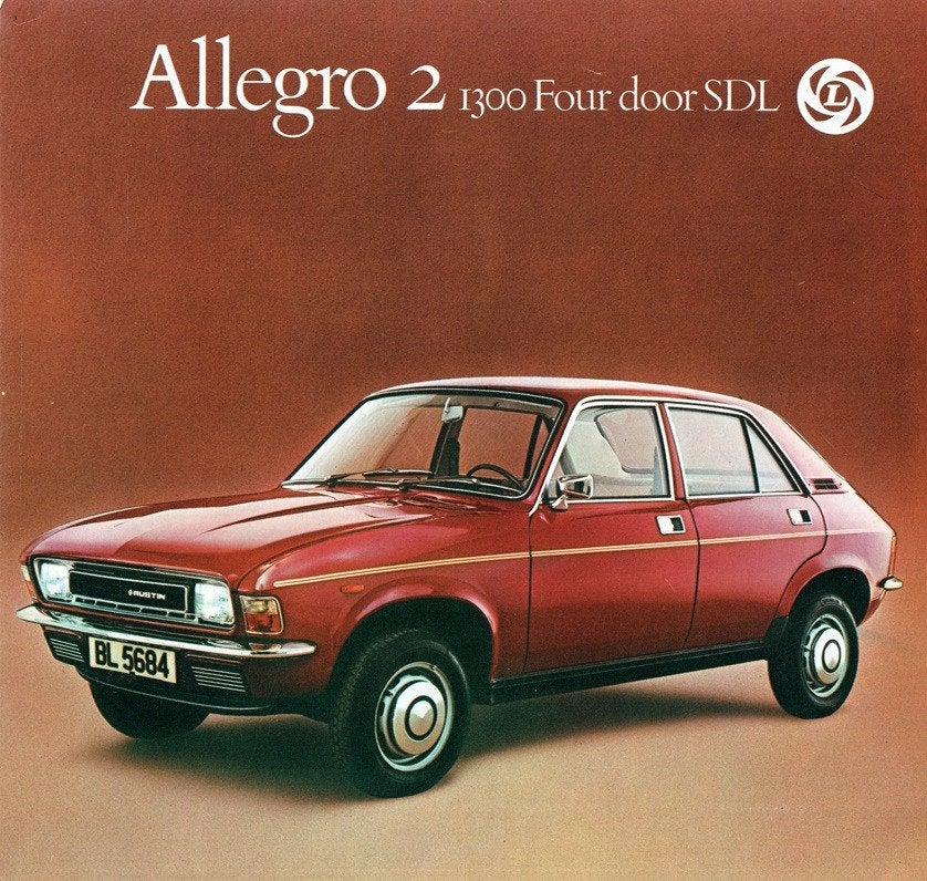 Folder Austin Allegro 2 1300 Four door SDL (ca.1977), Boeken, Verzenden, Gelezen, Overige merken