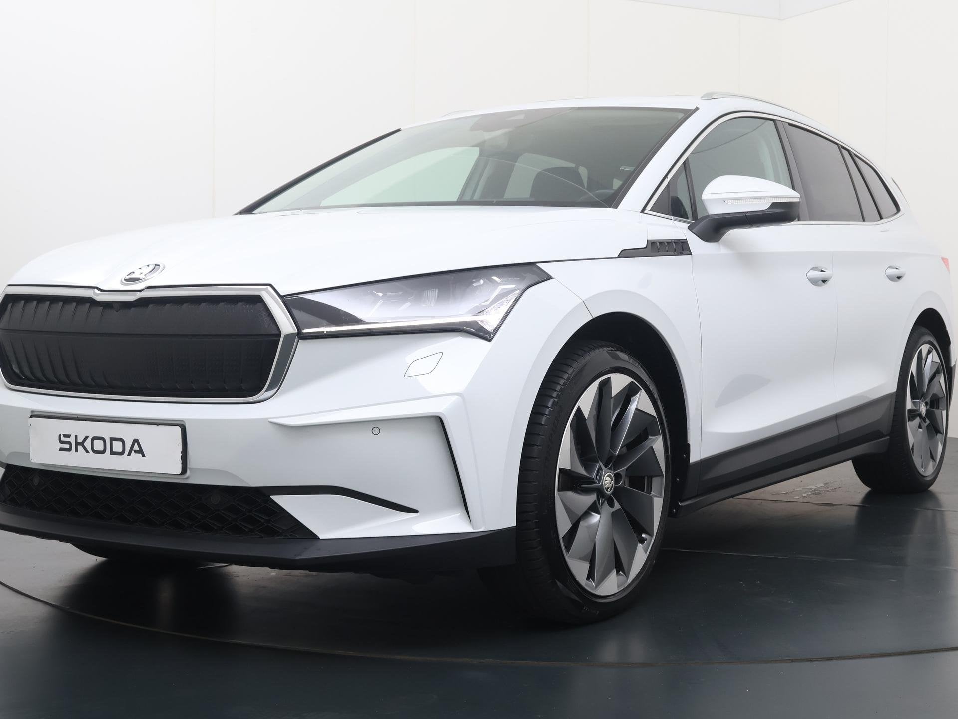 Skoda Enyaq iV 80 | 204 PK | SoH 90% | Adaptive Cruise Contr, Auto's, 12 maanden, Achterwielaandrijving, Gebruikt, Wit