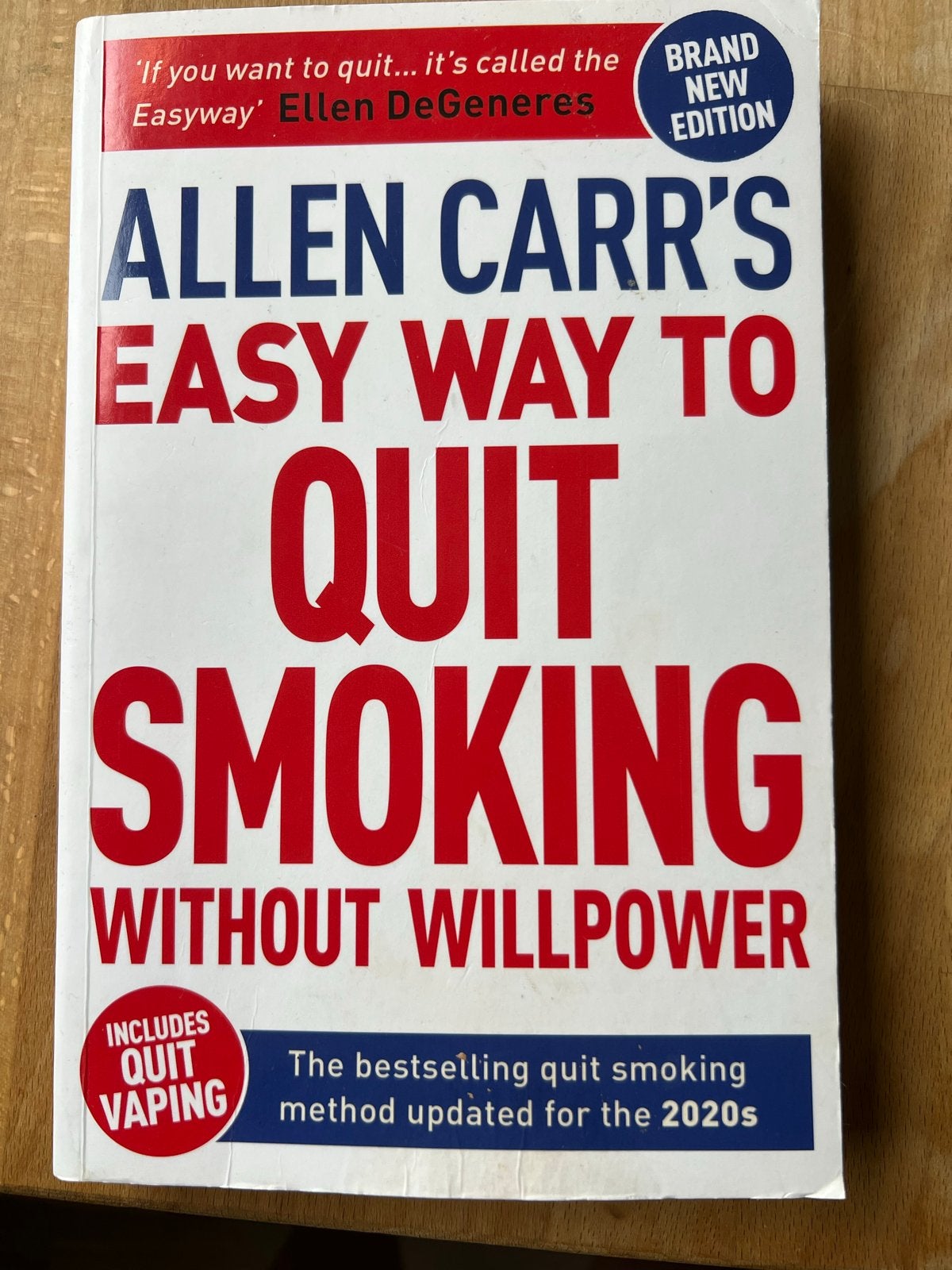 Allen Carr's Easy Way to Quit Smoking (incl. Vaping), Allen Carr, Ophalen of Verzenden, Zo goed als nieuw, Gezondheid en Conditie