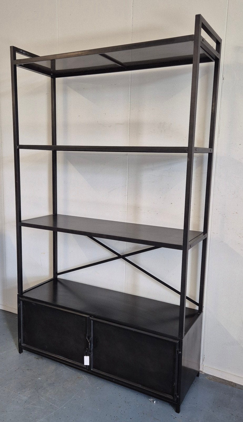 NIEUWE STALEN KAST 205x120x40 | Faillissementverkoop, Ophalen, Met deur(en), 200 cm of meer, .