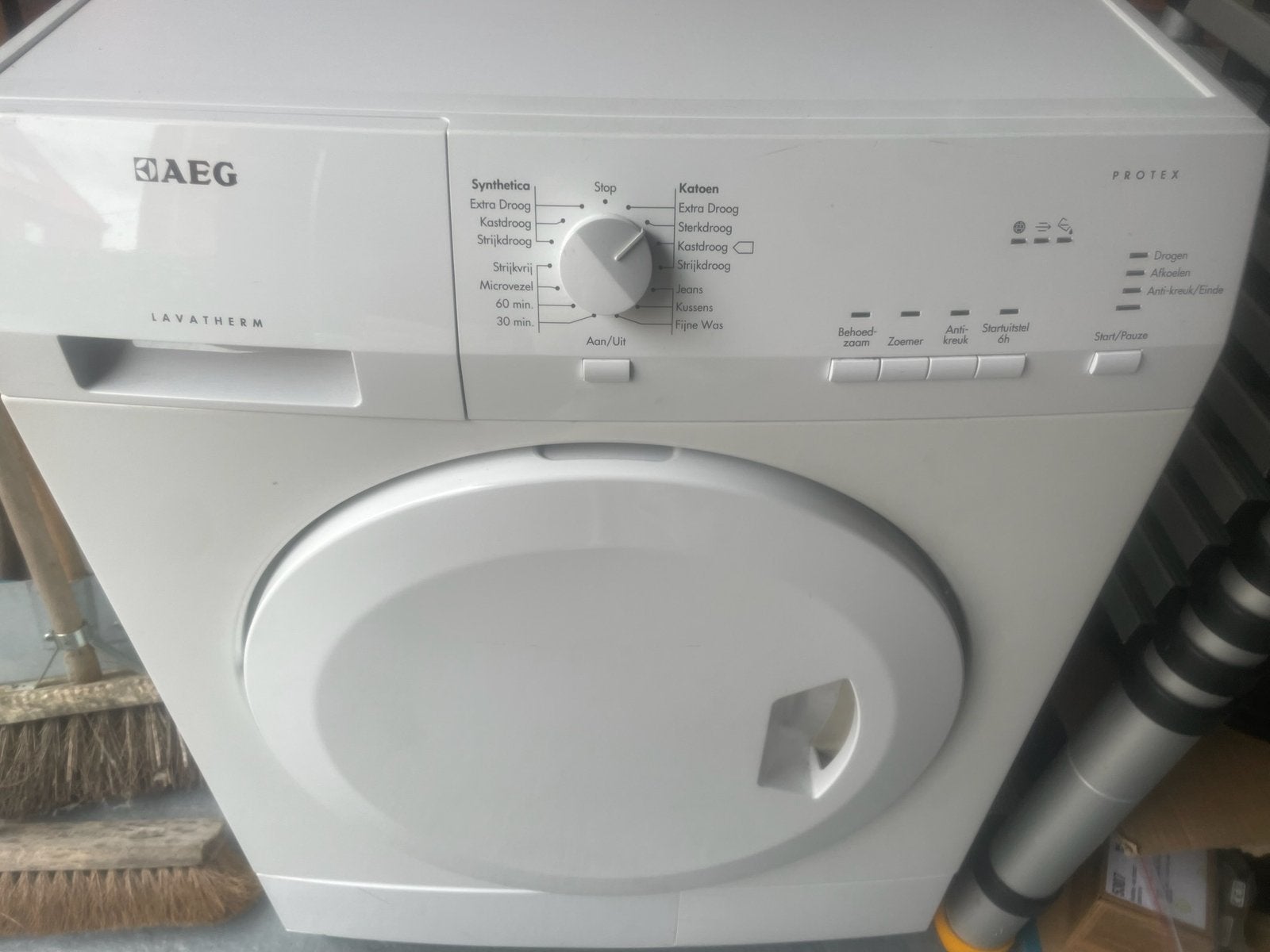 Aeg Lavatherm Protex wasdroger, 6 tot 8 kg, Ophalen of Verzenden, Zo goed als nieuw, 85 tot 90 cm