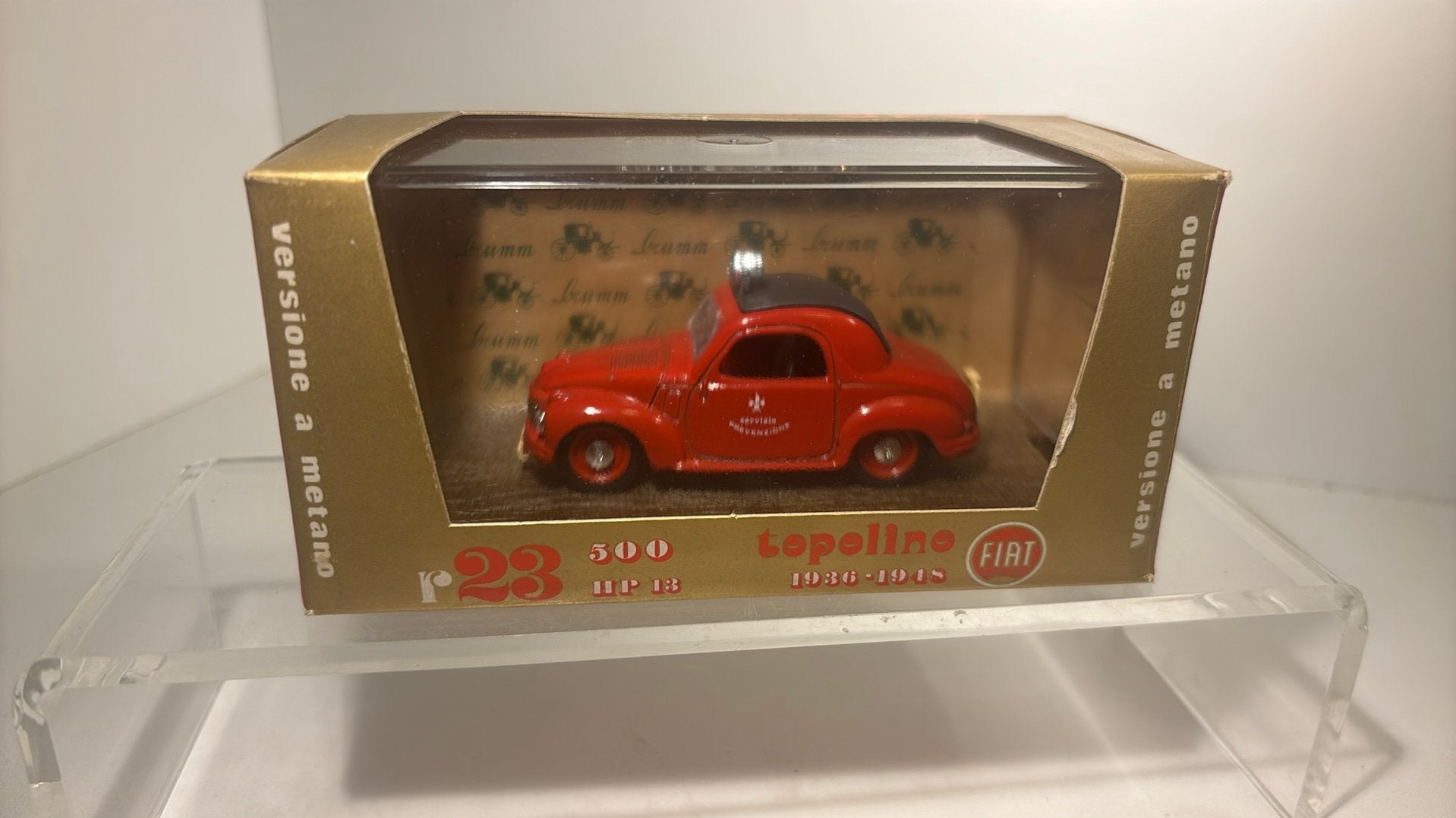 Fiat 500 toplino brumm 1.43, Hobby en Vrije tijd, Modelauto's | 1:43, Overige merken, Auto, Ophalen of Verzenden, A