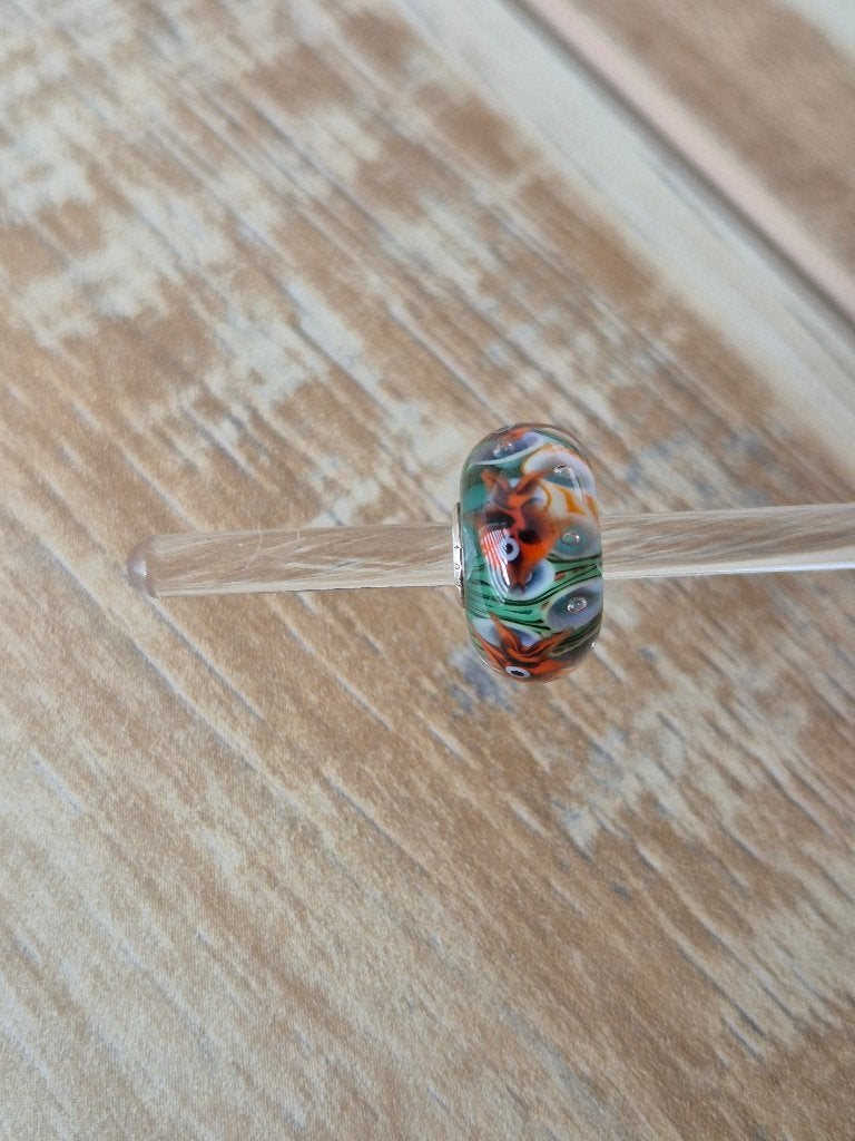 Trollbeads Uniek Vis CC, Glas of Kristal, Nieuw, Ophalen of Verzenden, Trollbeads