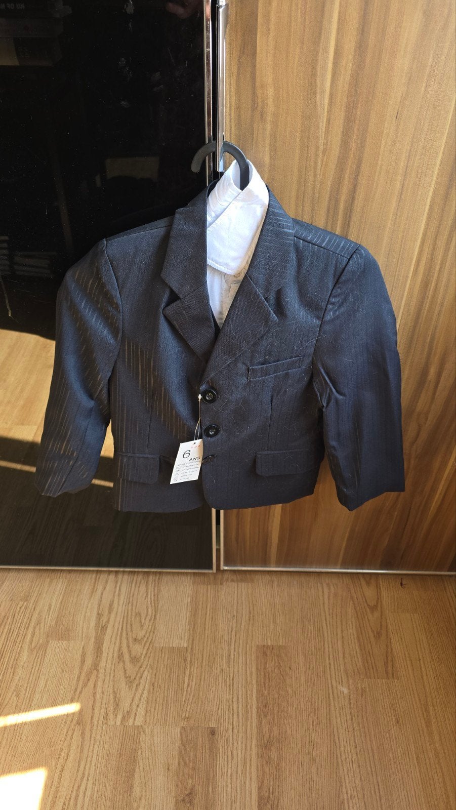 kinder kostuum pak met gilet blouse en broek, Ophalen, Zo goed als nieuw