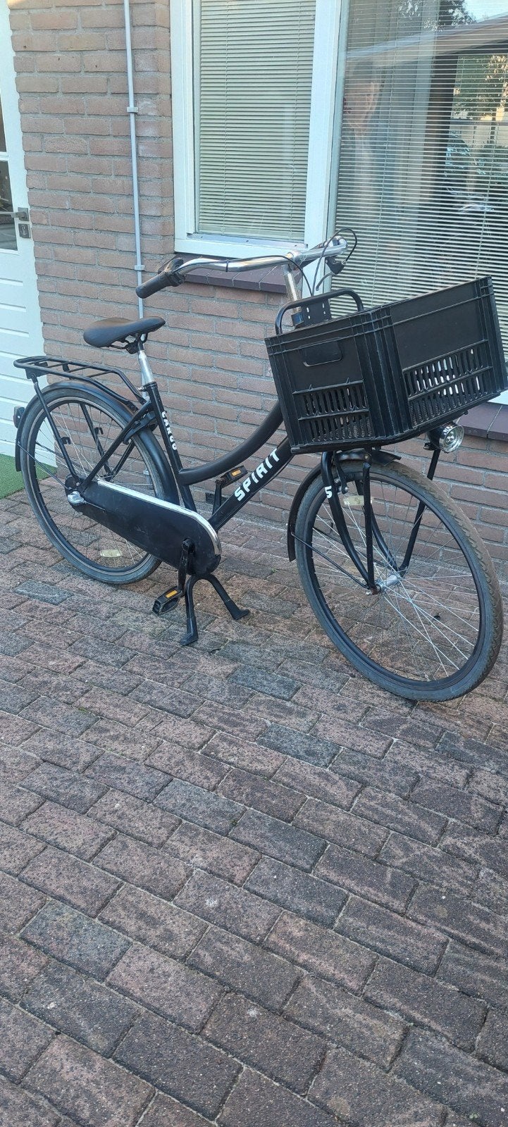 mooie damesfiets SPIRIT 3 versn bakkersrek en mand., 53 tot 56 cm, Ophalen of Verzenden, Zo goed als nieuw