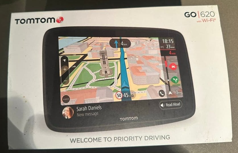 TomTom GO 620 GPS Navigatiesysteem met Wi-Fi, Ophalen of Verzenden, Zo goed als nieuw