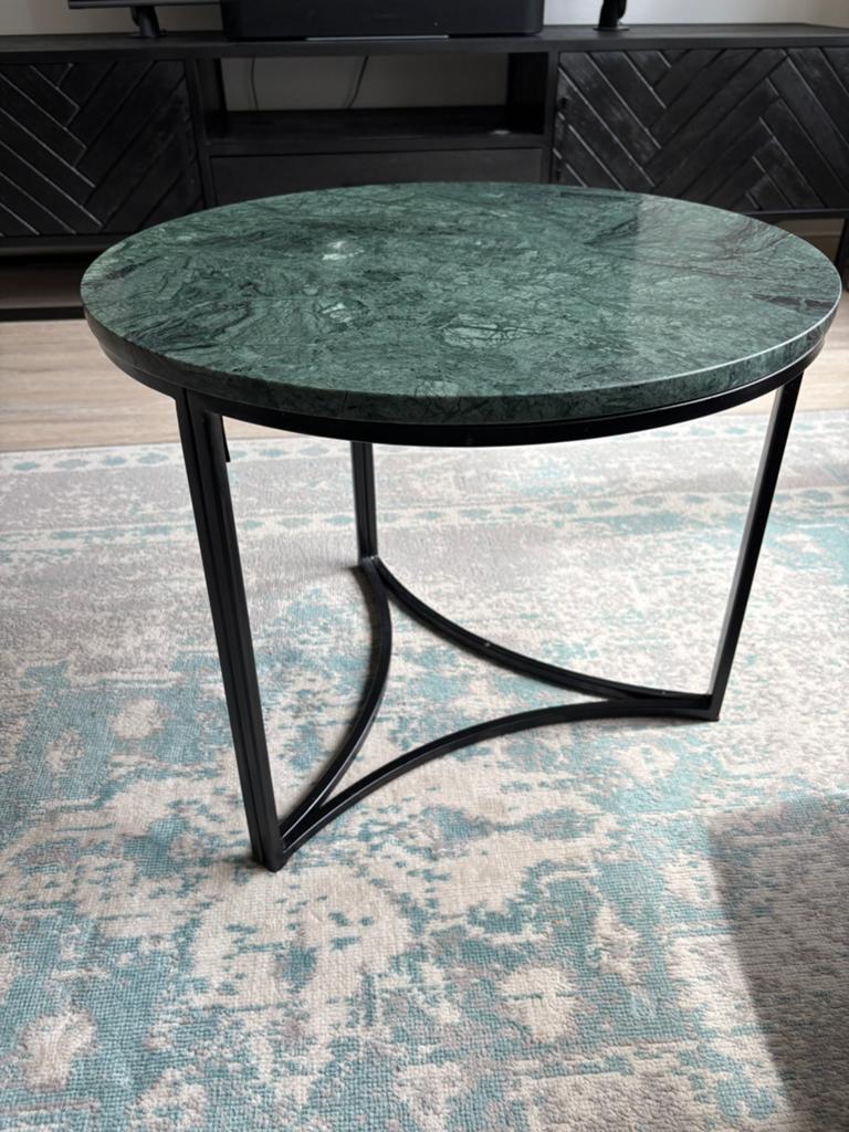 Bijzettafel, Overige materialen, Minder dan 55 cm, Gebruikt, Rond