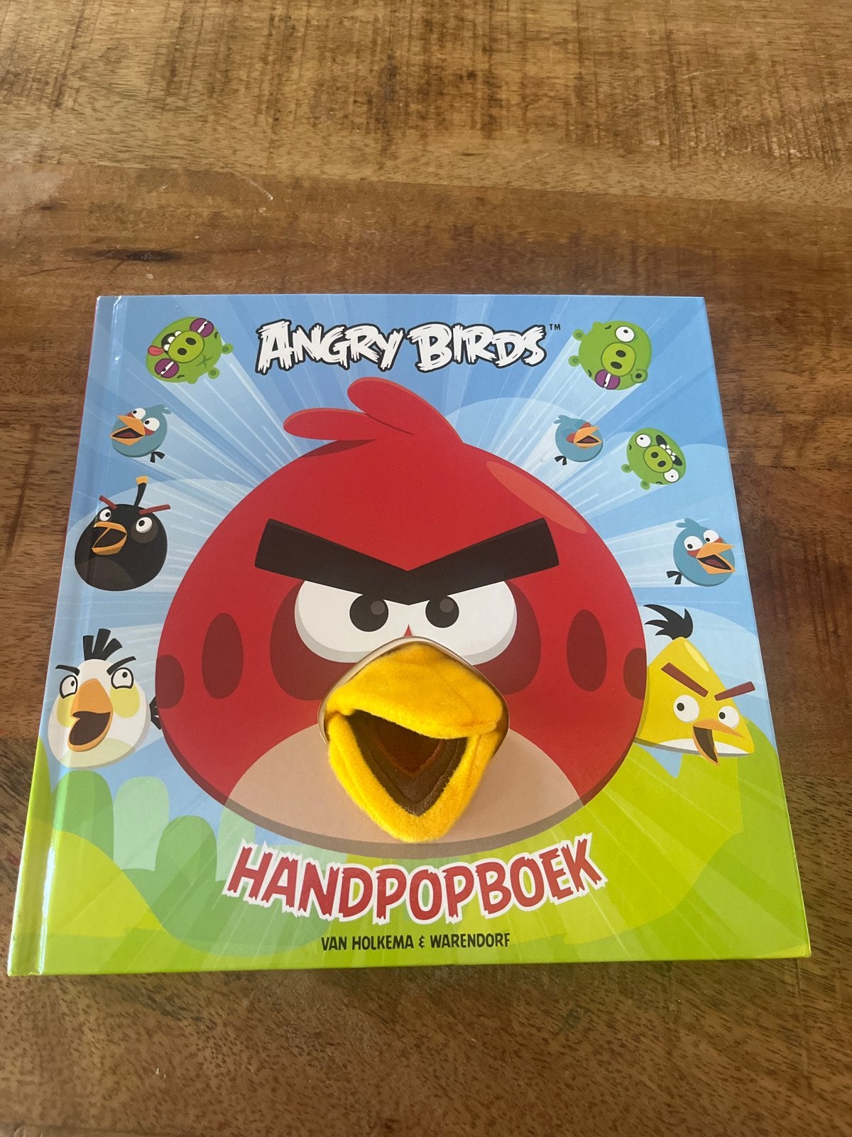 Angry Birds Handpopboek - Interactief leesplezier, Ophalen of Verzenden, Zo goed als nieuw, Uitklap-, Voel- of Ontdekboek, 2 tot 3 jaar