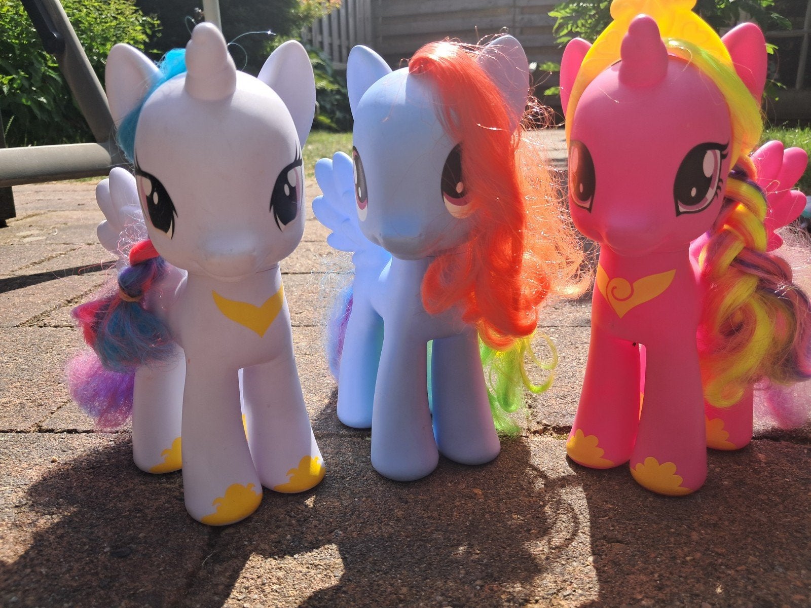 3 grote my little pony's, Ophalen, Zo goed als nieuw