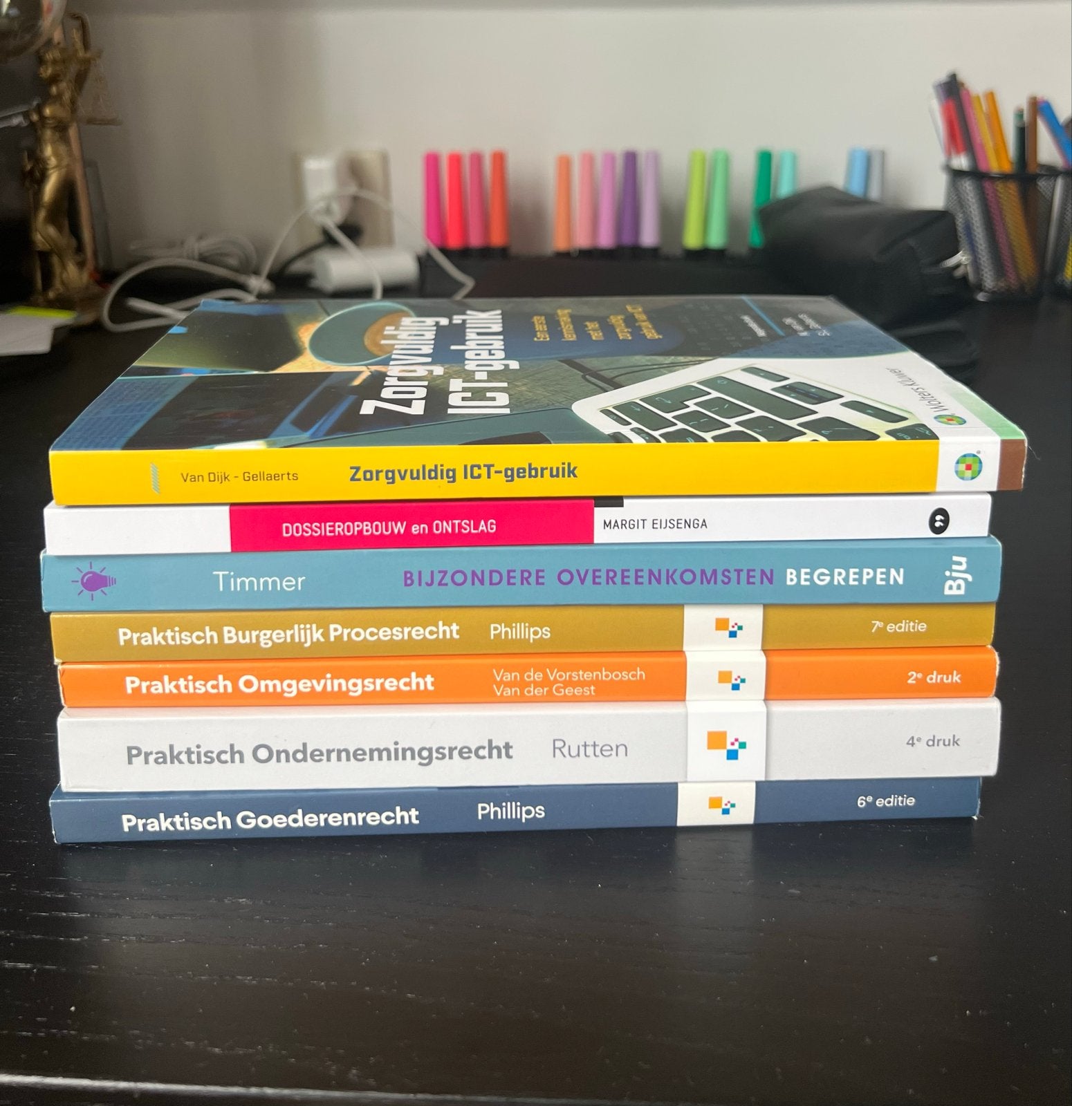 Inholland rechten studieboeken jaar 2, Boeken, Ophalen of Verzenden, Gamma, Zo goed als nieuw, HBO