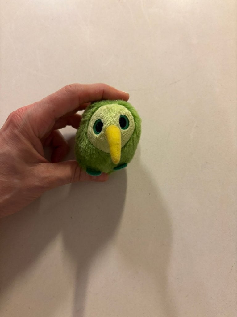 Mcdonalds groen vogel kiwi knuffeltje 2014 happy meal!, Groen, Overige karakters, Overige typen, Ophalen of Verzenden