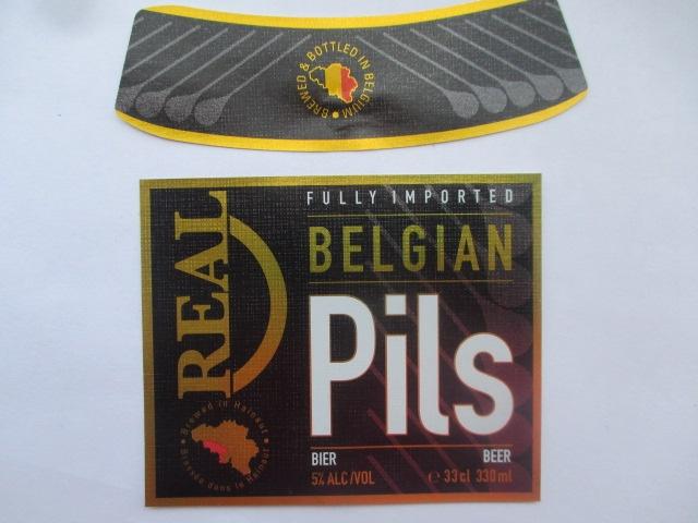 bieretiket Belgie 21-5 (7V), Ophalen of Verzenden, Gebruikt, Overige typen, Overige merken