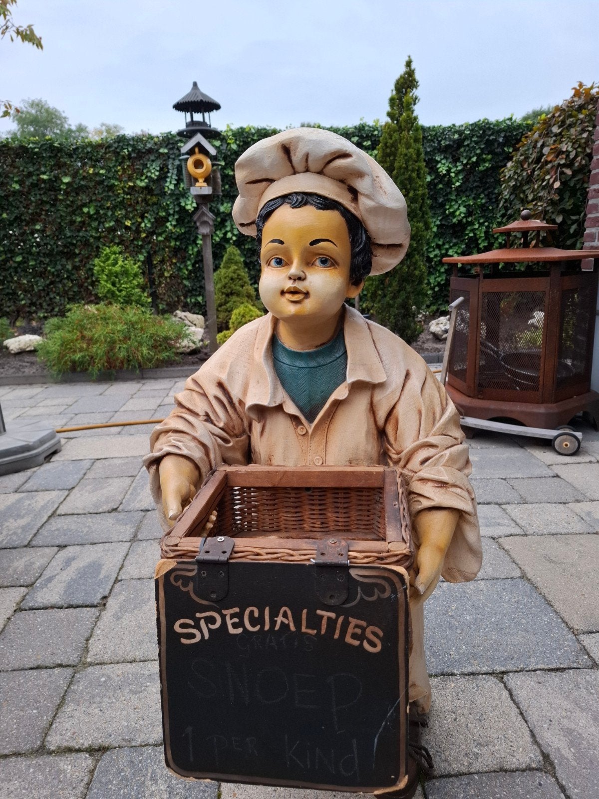 Blikvanger uit oude Bakkerij,  Etalage of buiten, Ophalen, Gebruikt, Reclamebord