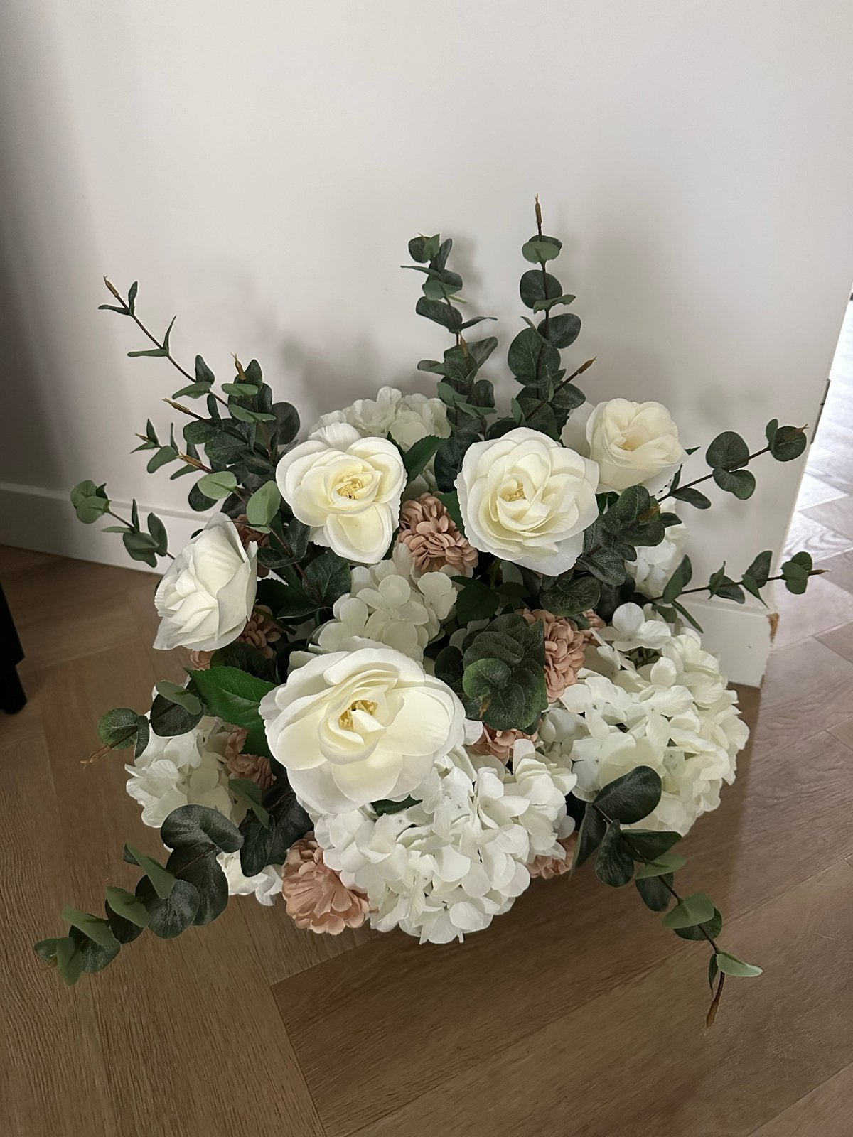Kunstbloemstuk bruiloft decoratie, Ophalen, Binnen, Nieuw, Textiel
