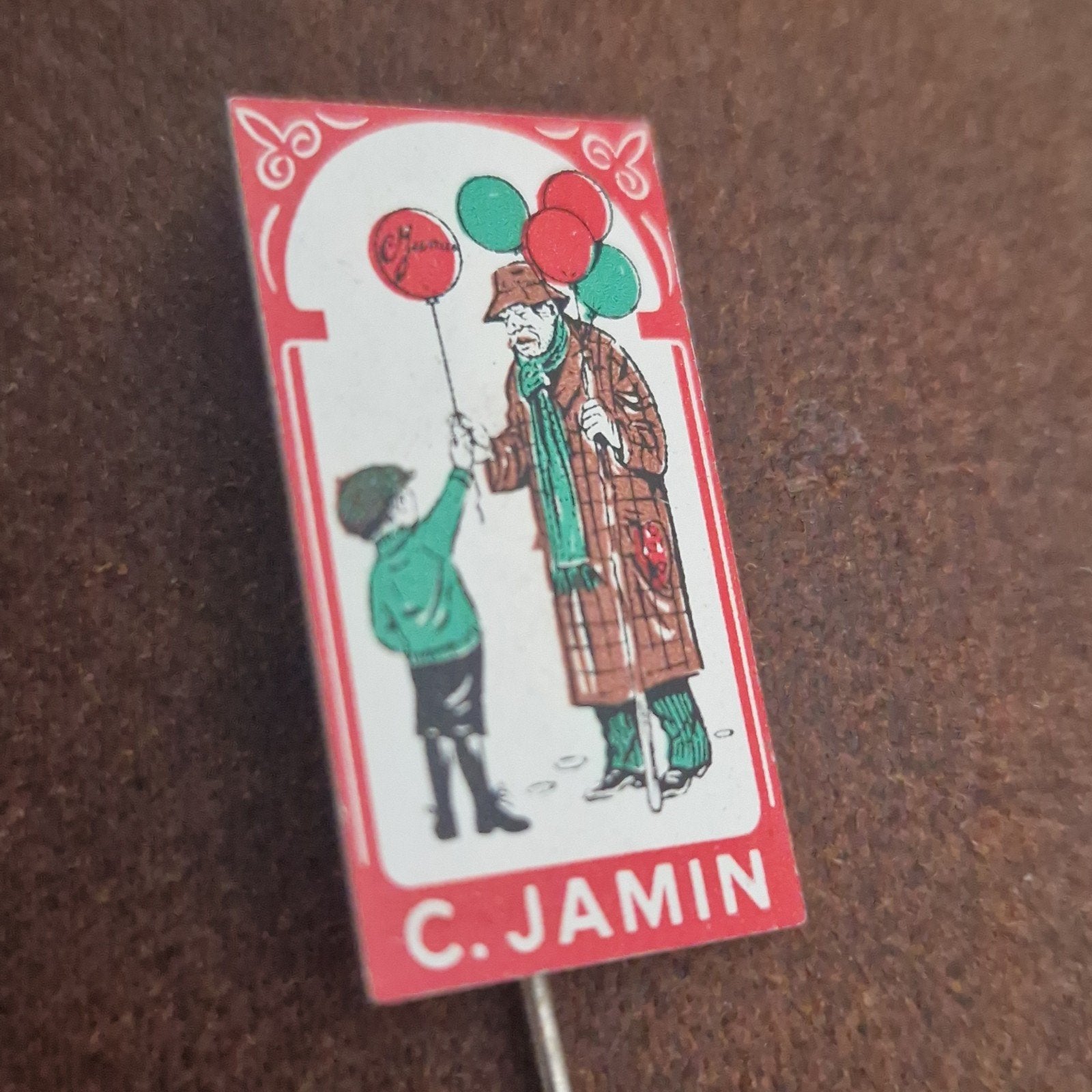 speldje man met ballonnen, Ophalen of Verzenden, Merk