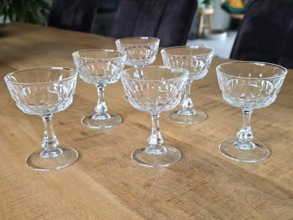 Cristal d'Arques Pompadour 18 Glazen - Vintage Jaren '80, Ophalen