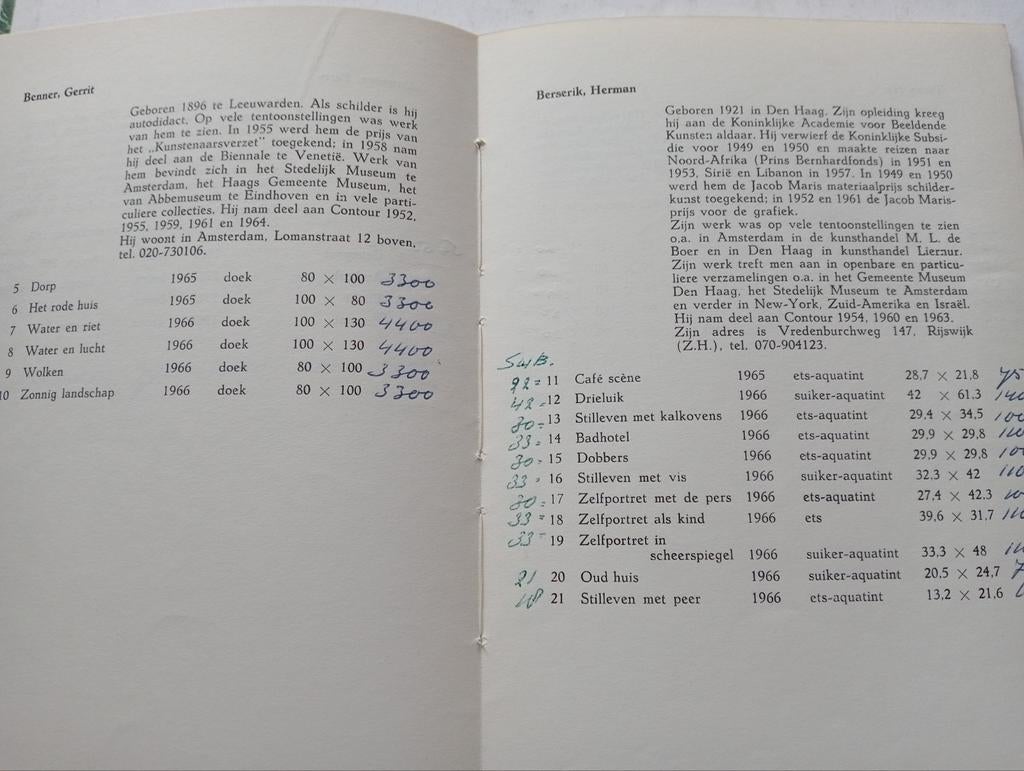 Prijslijst exemplaar Contour catalogus Portier 1966, Boeken, Ophalen of Verzenden, Gelezen