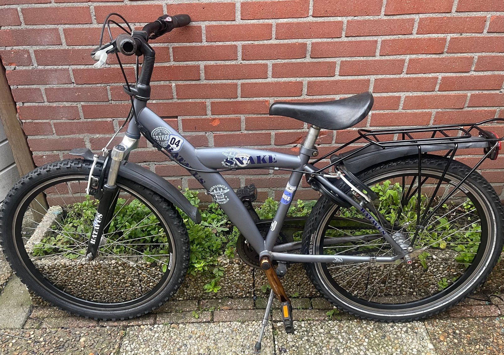 Jongens fiets, Ophalen, Gebruikt, 24 inch, Handrem