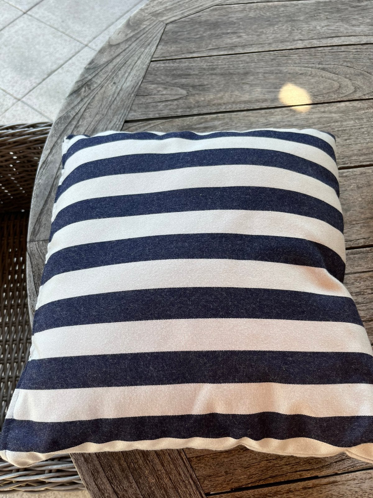Boot kussens blauw/wit, Ophalen, Zo goed als nieuw