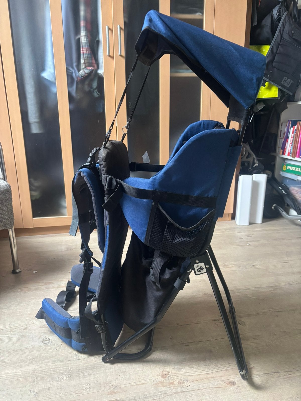 Deuter rugdrager voor kleine kinderen die kunnen zitten., Gebruikt, Overige typen, Rug, Ophalen