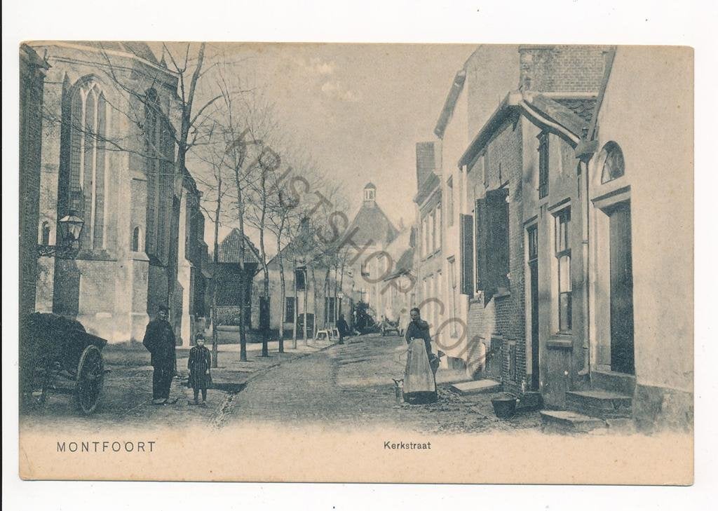 Montfoort - Kerkstraat [003-5800, Verzenden, Voor 1920, Gelopen, Utrecht