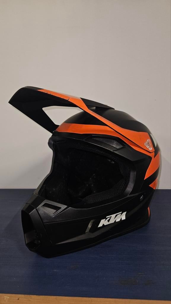 KTM crosshelm Maat M, Motoren, Overige merken, M, Ophalen of Verzenden, Tweedehands