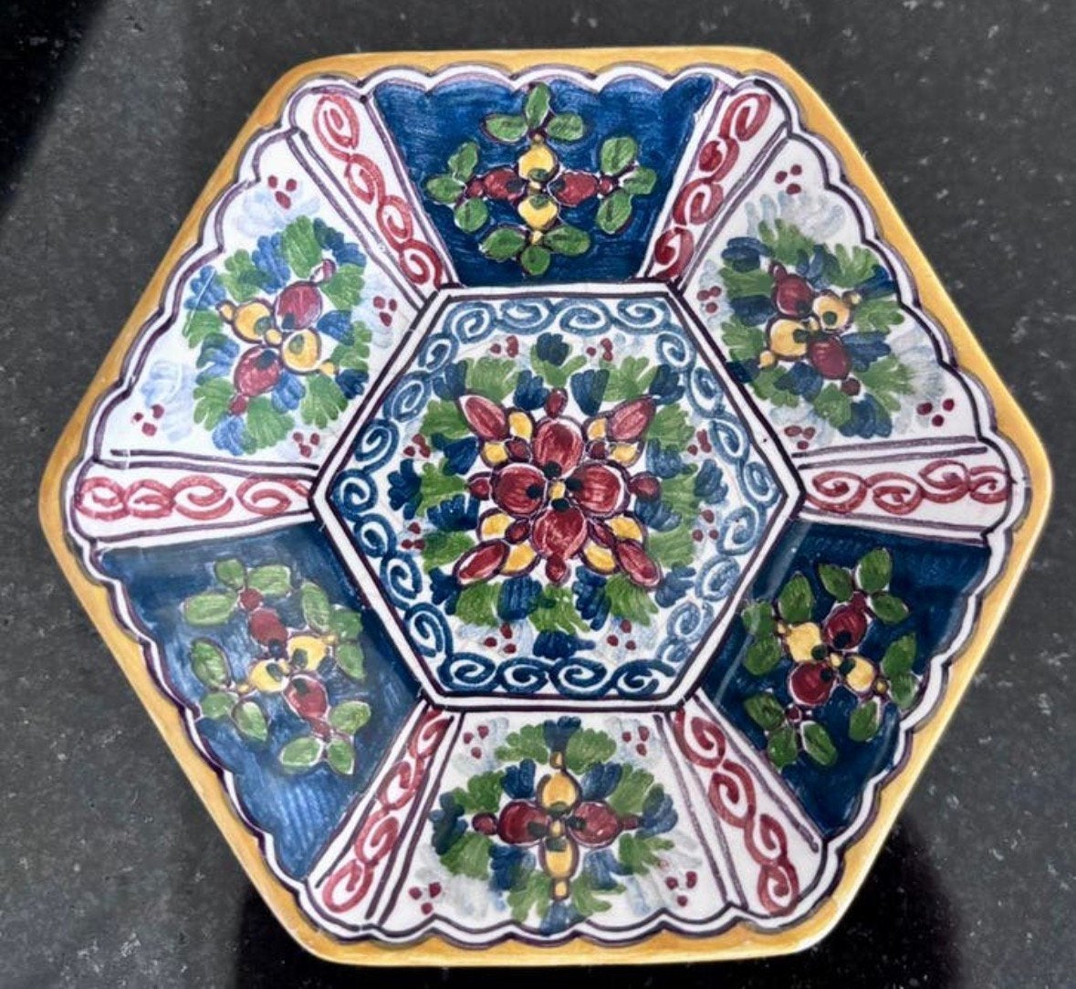 Wandbordje Makkum Tichelaar, Ophalen of Verzenden