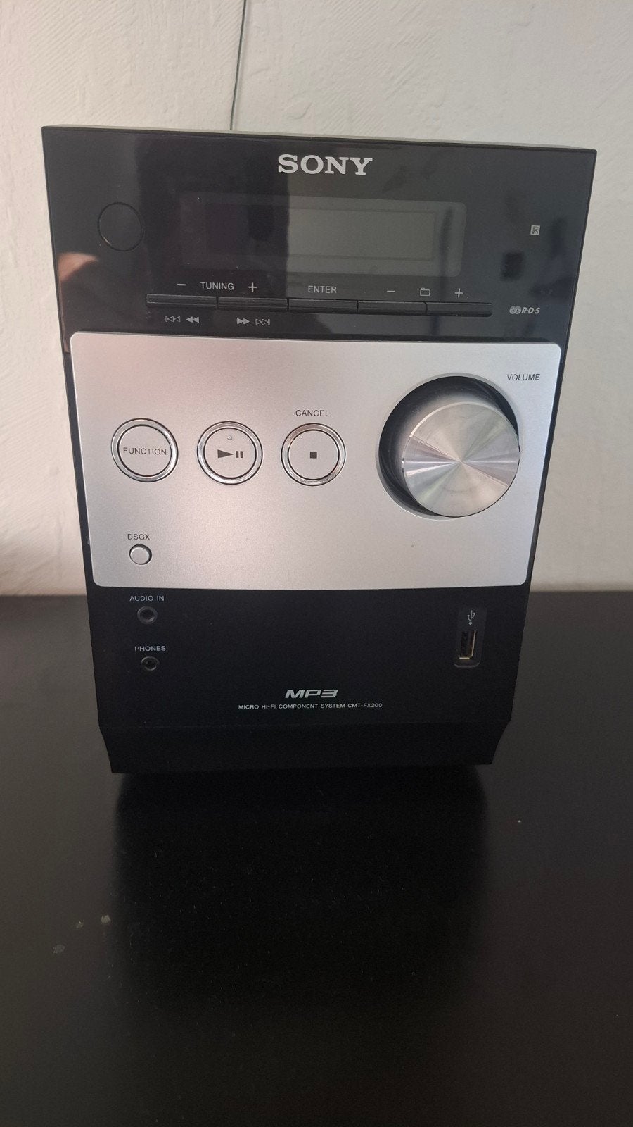 Radio Sony (vintage) met speakers, Ophalen, Gebruikt, Cd-speler, Sony