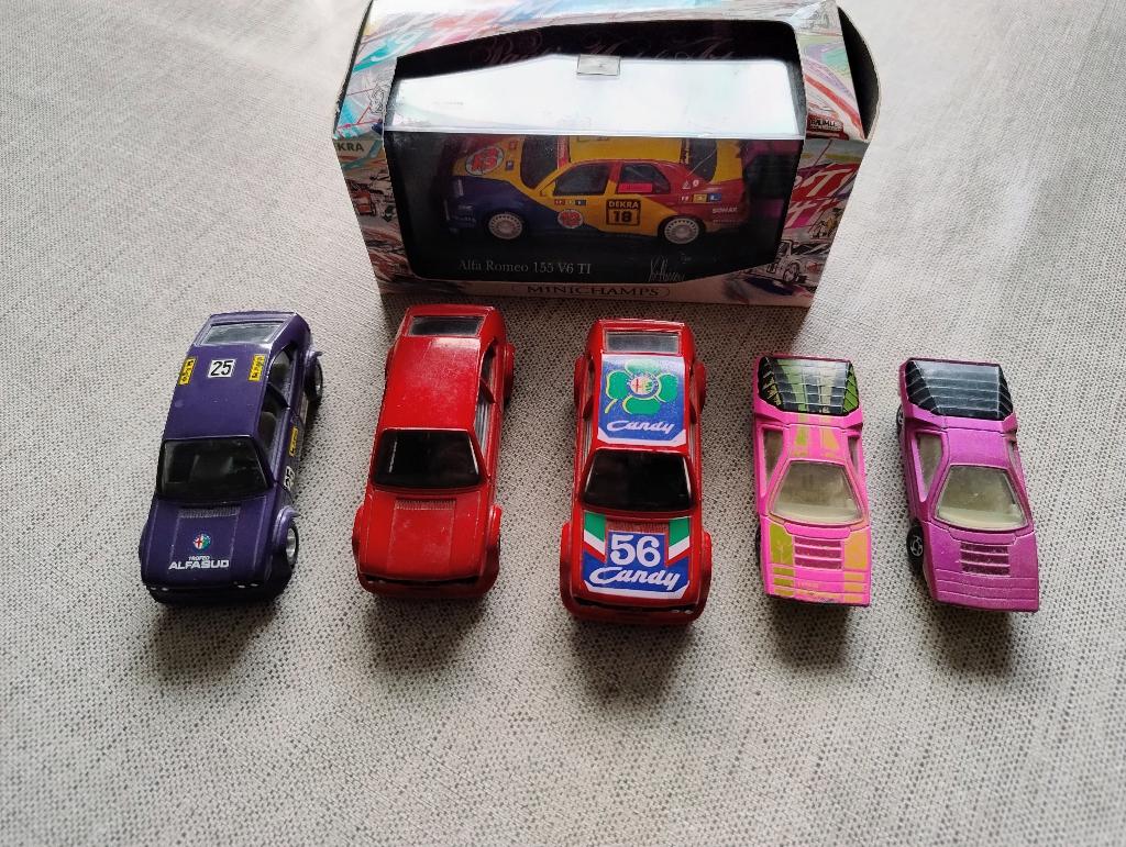 alfasud solido alfa 156 minichamps alfacarabo matchbox, Ophalen of Verzenden, Gebruikt, Auto, Overige merken