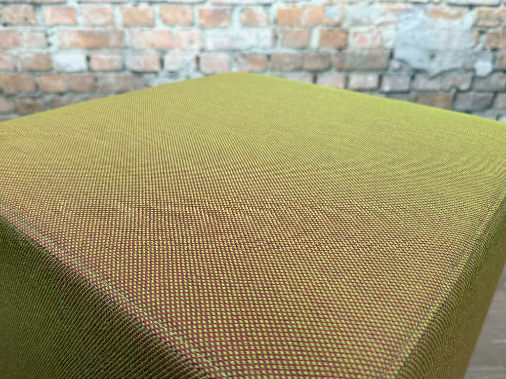 Drisag Poef – Groen stof | TheReSales, Ophalen, Minder dan 50 cm, Design, Vierkant